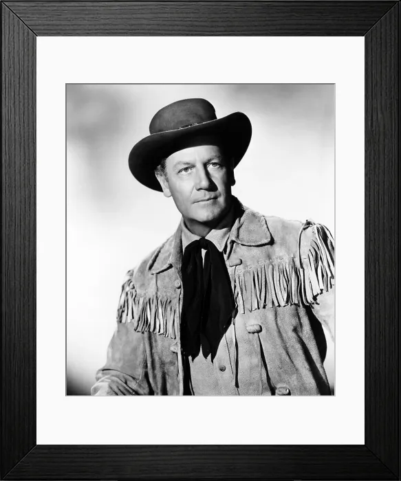Framed Print : THE FIRST TEXAN, Joel McCrea, 1956 Framed Print : THE FIRST TEXAN, Joel McCrea, 1956