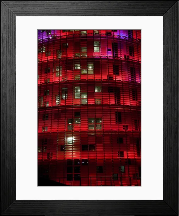 Framed Print : NOUVEL, Jean (1945). Agbar Tower. 2001-2005. SPAIN. Barcelona. Detail. Architecture. AISA / Everett Collection - Image has fine art copyright Framed Print : NOUVEL, Jean (1945). Agbar Tower. 2001-2005. SPAIN. Barcelona. Detail. Architecture. AISA / Everett Collection - Image has fine art copyright