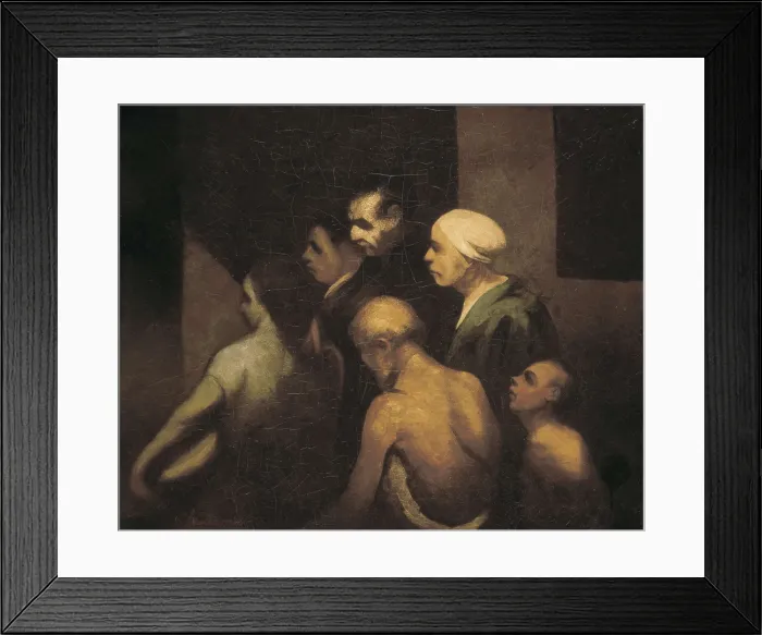 Framed Print : DAUMIER, Honor (1808-1879). The Beggars. ca. 1843. Realism. Oil on canvas. UNITED STATES OF AMERICA. Washington. National Gallery of Art. AISA / Everett Collection**US SALES ONLY** Framed Print : DAUMIER, Honor (1808-1879). The Beggars. ca. 1843. Realism. Oil on canvas. UNITED STATES OF AMERICA. Washington. National Gallery of Art. AISA / Everett Collection**US SALES ONLY**