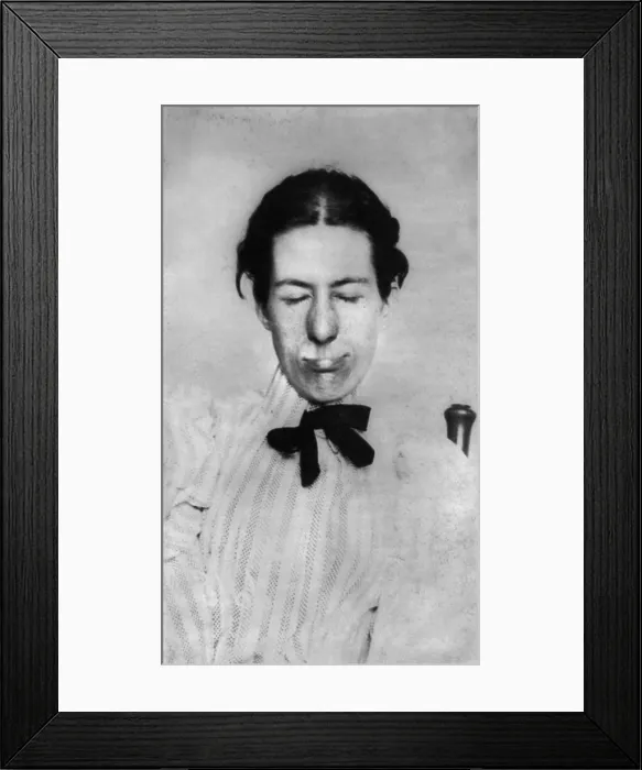 Framed Print : Portrait of a criminal, Isma Martin, photographed for police identification purposes, 1897 Framed Print : Portrait of a criminal, Isma Martin, photographed for police identification purposes, 1897