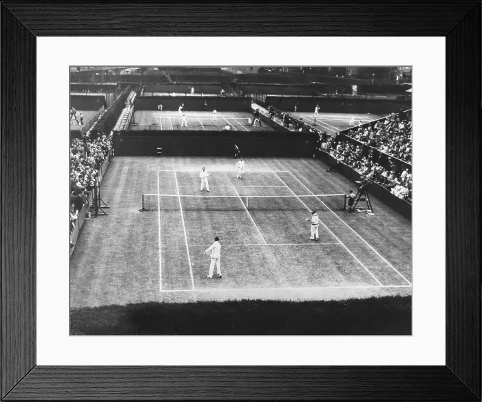 Framed Print : English lawn tennis championship play at Wimbledon, July 2, 1930 Framed Print : English lawn tennis championship play at Wimbledon, July 2, 1930