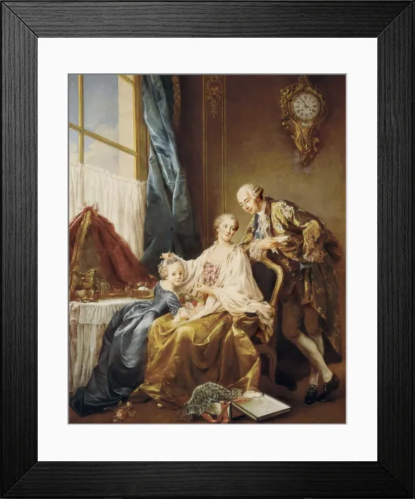 Framed Print : DROUAIS, Franois Hubert (1727-1775). Group Portrait. 1756. Rococo. Oil on canvas. UNITED STATES OF AMERICA. Washington. National Gallery of Art Framed Print : DROUAIS, Franois Hubert (1727-1775). Group Portrait. 1756. Rococo. Oil on canvas. UNITED STATES OF AMERICA. Washington. National Gallery of Art