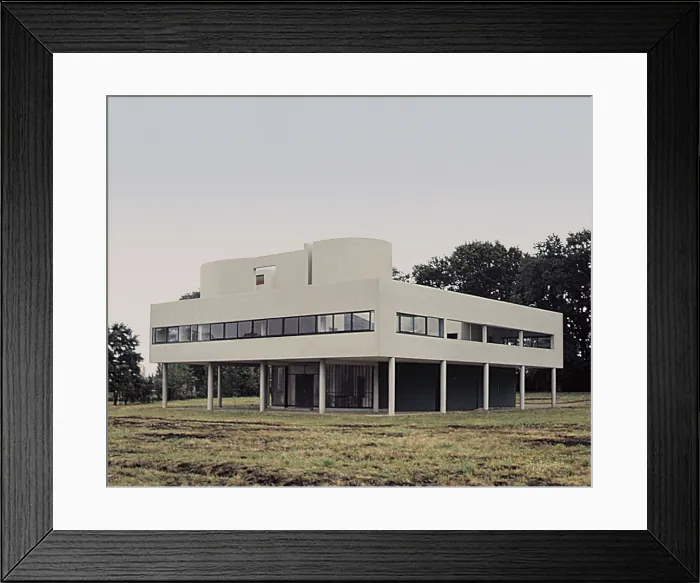Framed Print : LE CORBUSIER, Charles-douard Jeanneret, named (1887-1965). Villa Savoye. 1928-1931. FRANCE. Poissy. Ville Savoye. Rationalism. Architecture