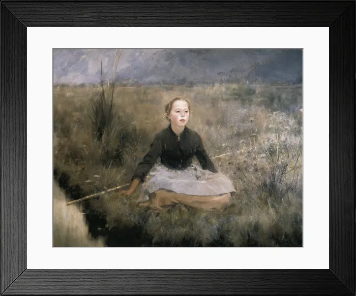 Framed Print : MAS i FONDEVILA, Arcadi (1852-1934). Rest. 1891. Oil on canvas. SPAIN. Barcelona. National Art Museum of Catalonia. AISA / Everett Collection**US SALES ONLY**