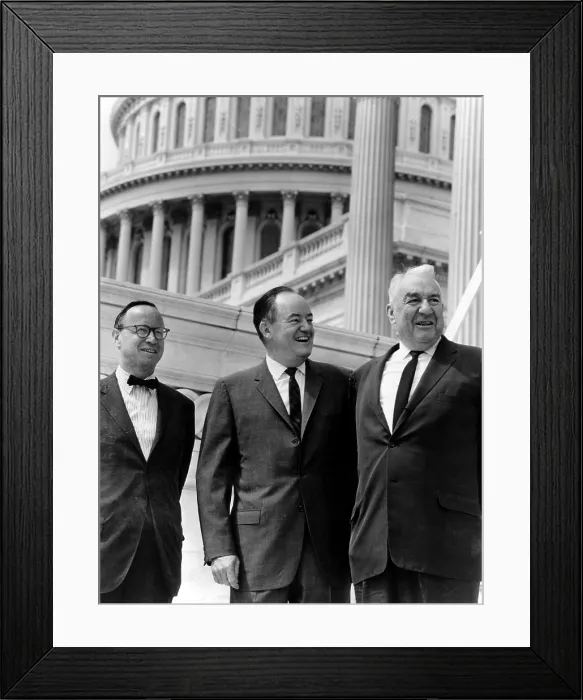 Framed Print : Historian and former White House aide Arthur M. Schlesinger Jr. Senator Hubert H. Humphrey, Senator Sam J. Ervin Jr. 1964. Courtesy: CSU Archives / Everett Collection Framed Print : Historian and former White House aide Arthur M. Schlesinger Jr. Senator Hubert H. Humphrey, Senator Sam J. Ervin Jr. 1964. Courtesy: CSU Archives / Everett Collection