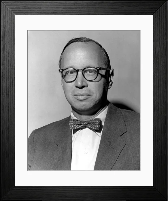 Framed Print : Historian and former White House aide Arthur M. Schlesinger Jr. circa 1960s. Courtesy: CSU Archives  /  Everett Collection