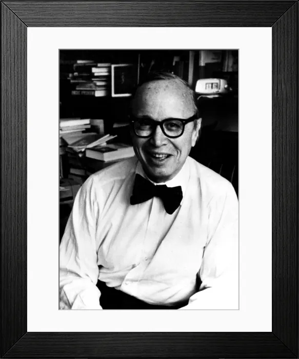 Framed Print : Historian and former White House aide Arthur M. Schlesinger Jr. circa 1980. Courtesy: CSU Archives  /  Everett Collection