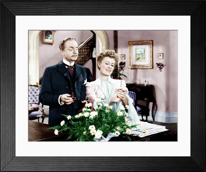 Framed Print : LIFE WITH FATHER, from left: William Powell, Irene Dunne, 1947