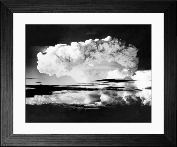 Framed Print : Atomic energy: An explosion of the H-Bomb during testing in the Marshall Islands, 1952.. Courtesy: CSU Archives  /  Everett Collection