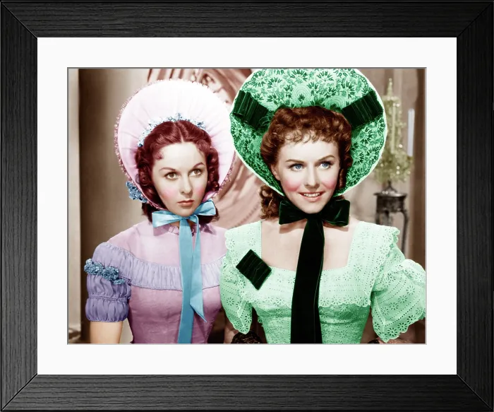 Framed Print : REAP THE WILD WIND, from left: Susan Hayward, Paulette Goddard, 1942