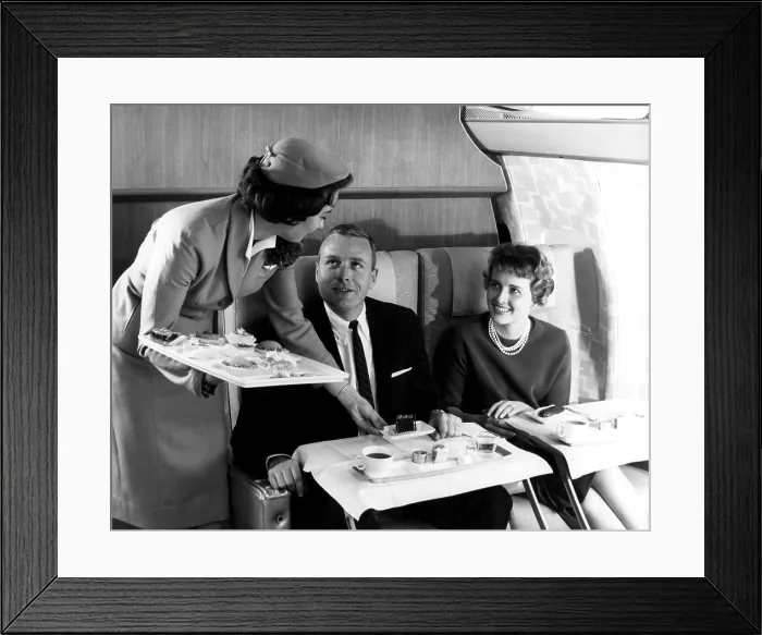 Framed Print : United Air Lines in the early 1960s.. Courtesy: CSU Archives  /  Everett Collection