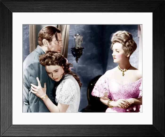 Framed Print : THE LITTLE FOXES, from left: Herbert Marshall, Teresa Wright, Bette Davis, 1941