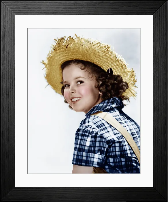Framed Print : REBECCA OF SUNNYBROOK FARM, Shirley Temple, 1938. 20th Century-Fox Film Corporation, TM & Copyright / courtesy Everett Collection