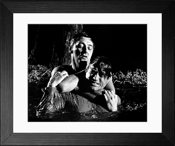 Framed Print : CAPE FEAR, Robert Mitchum, Gregory Peck, 1962