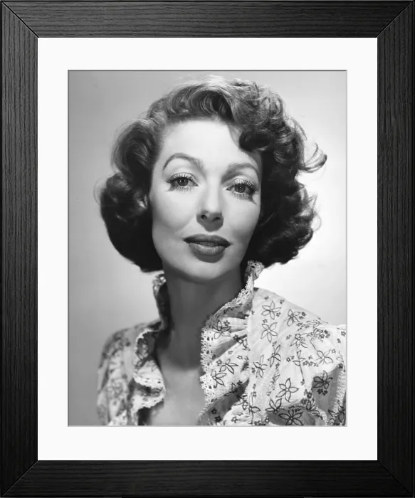 Framed Print : CAUSE FOR ALARM!, Loretta Young, 1951