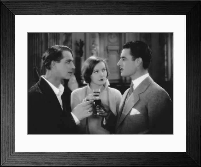 Framed Print : FLESH AND THE DEVIL, Lars Hanson, Greta Garbo, John Gilbert, 1926