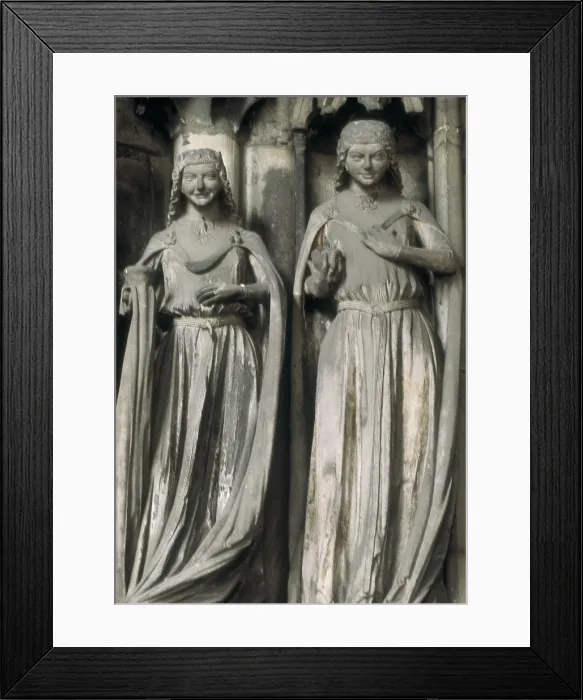 Framed Print : GERMANY. Magdeburg. Cathedral of Saints Catherine and Maurice. Gothic art. Sculpture on rock. AISA / Everett Collection (46161)**US SALES ONLY**