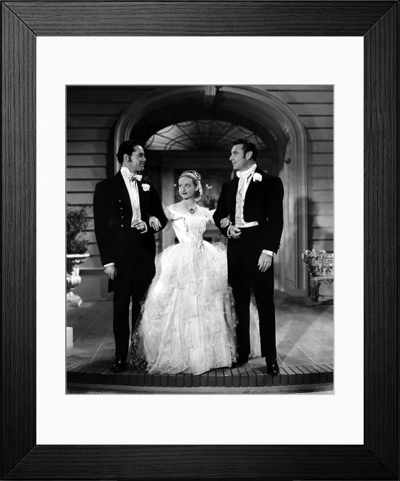 Framed Print : JEZEBEL, Henry Fonda, Bette Davis, George Brent, 1938