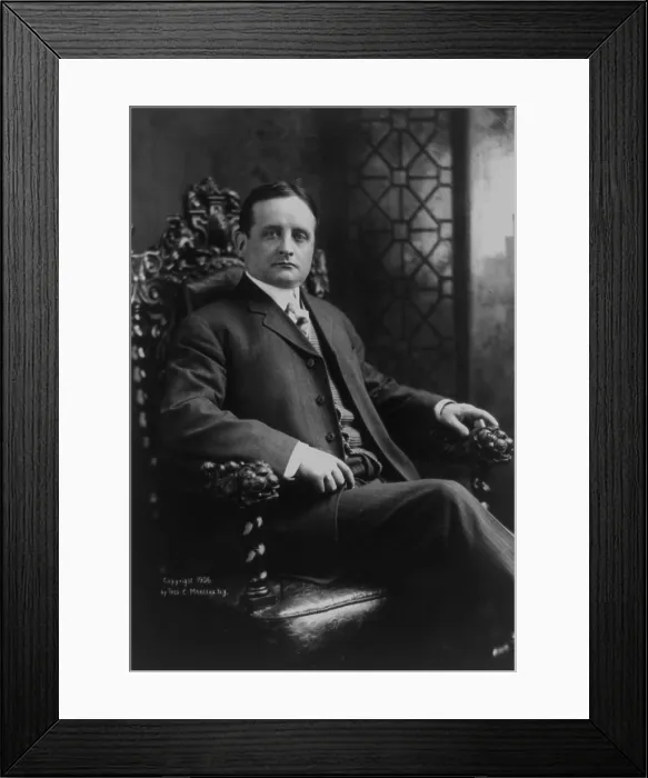 Framed Print : John Francis Fitzgerald, aka Honey Fitz, mayor of Boston, 1906