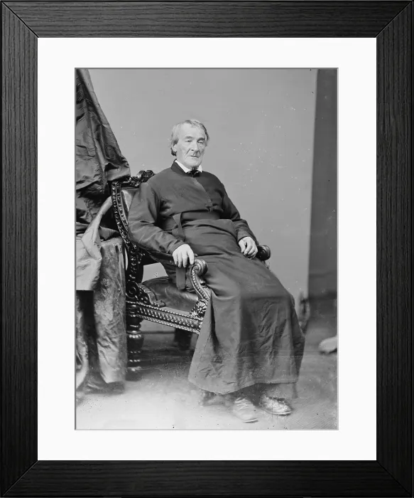 Framed Print : Reverend Father Curley of Georgetown University, 1860s