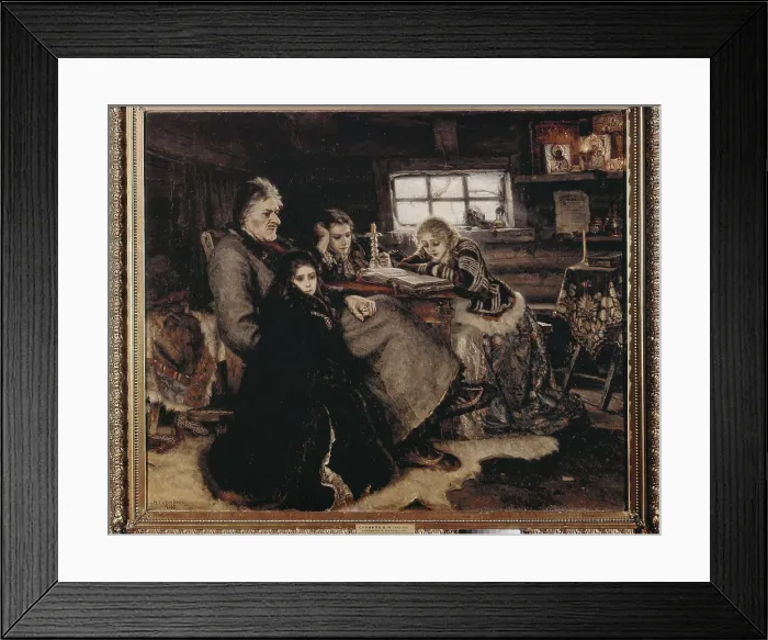 Framed Print : SURIKOV, Vasily Ivanovich (1848-1916). Menshikov in Berezovo. 1883. Oil on canvas. RUSSIA. Moscow. Tretyakov Gallery. AISA / Everett Collection**US SALES ONLY**