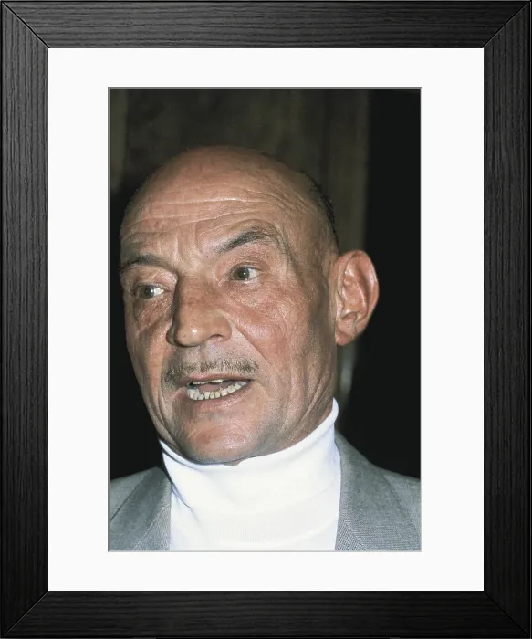 Framed Print : HIERROJos (1922-2002). Spanish poet. Photography taken in 1982. AISA / Everett Collection (40678)**US SALES ONLY**