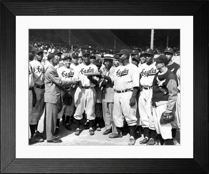Framed Print : Newark Eagles Negro League, undated.. Courtesy: CSU Archives  /  Everett Collection
