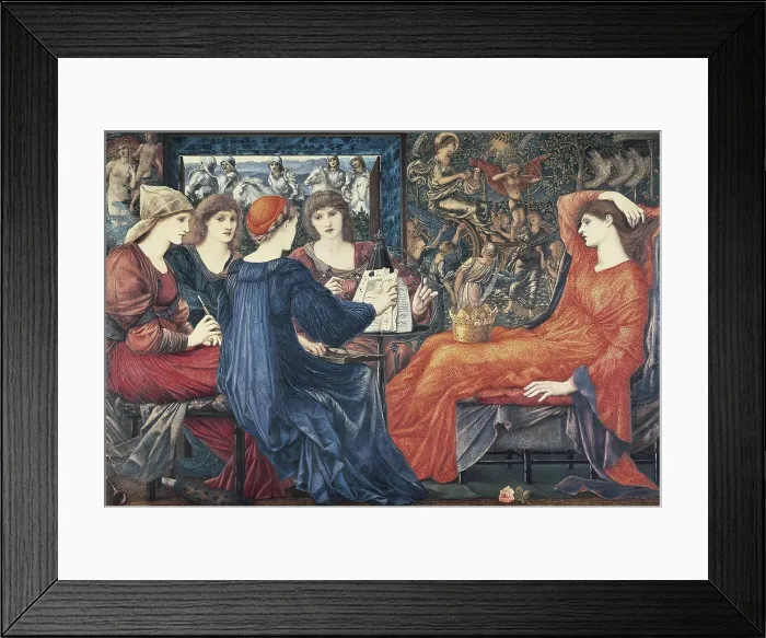 Framed Print : BURNE-JONES, Edward Coley (1833-1898). Laus Veneris. 1873-1875. Pre-Raphaelite art. Oil on canvas. UNITED KINGDOM. Newcastle. Tyne & Wear Museums