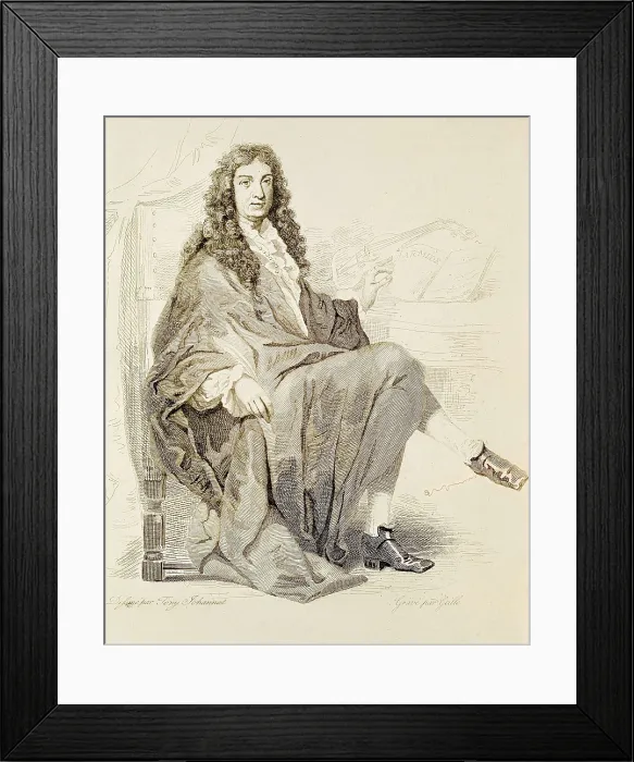 Framed Print : Lully, Jean-Baptiste (1632-1687). Engraving. AISA / Everett Collection**US SALES ONLY** Framed Print : Lully, Jean-Baptiste (1632-1687). Engraving. AISA / Everett Collection**US SALES ONLY**