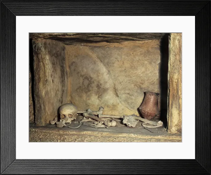 Framed Print : Cista burial, belonging to El Argar culture. Neolithic art. Architecture. SPAIN. Barcelona. Archaeology Museum of Catalonia. AISA / Everett Collection**US SALES ONLY**
