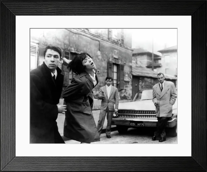 Framed Print : MY LIFE TO LIVE, (aka VIVRE SA VIE), Anna Karina (center), 1962