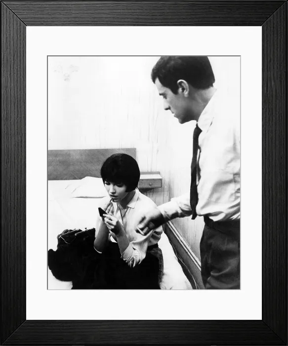 Framed Print : MY LIFE TO LIVE, (aka VIVRE SA VIE), Anna Karina at left, 1962 Framed Print : MY LIFE TO LIVE, (aka VIVRE SA VIE), Anna Karina at left, 1962