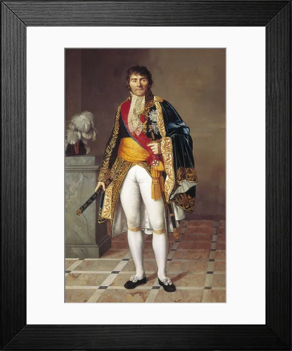 Framed Print : DAVIN, Cesarine (1773-1844). Franois Joseph Lefebvre, Duke of Dantzig, Marshal of France. 1807. Oil on canvas. FRANCE. Versailles. National Museum of Versailles