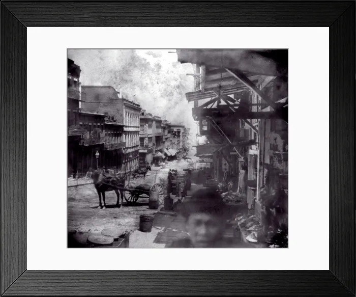 Framed Print : San Francisco, Sacramento Street, Chinatown, California, circa 1866