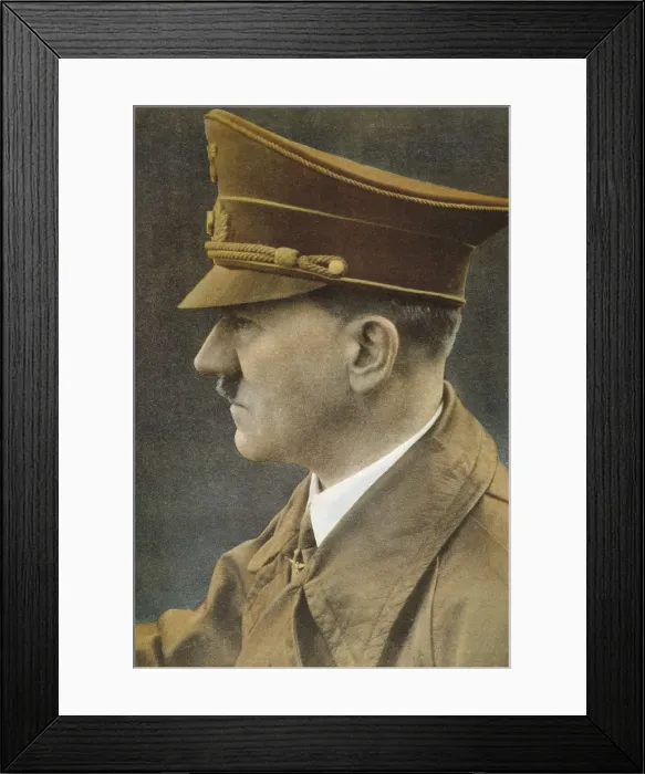 Framed Print : HITLER, Adolf (1889-1945). AISA / Everett Collection**US SALES ONLY** Framed Print : HITLER, Adolf (1889-1945). AISA / Everett Collection**US SALES ONLY**