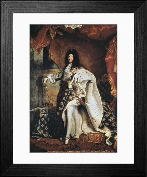 Framed Print : RIGAUD, Jacint Rigaud i Ros, called Hyacinthe (1659-1743). Louis XIV. 1701. Baroque art. Oil on canvas. FRANCE. Paris. Louvre Museum. AISA / Everett Collection**US SALES ONLY** Framed Print : RIGAUD, Jacint Rigaud i Ros, called Hyacinthe (1659-1743). Louis XIV. 1701. Baroque art. Oil on canvas. FRANCE. Paris. Louvre Museum. AISA / Everett Collection**US SALES ONLY**