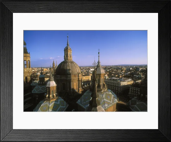 Framed Print : RODRIGUEZ, Ventura (1717-1785); HERRERA, Francisco de, called 'el Mozo' (1622-1685). Baslica de Nuestra Seora del Pilar (Basilica of Our Lady of the Pillar). SPAIN