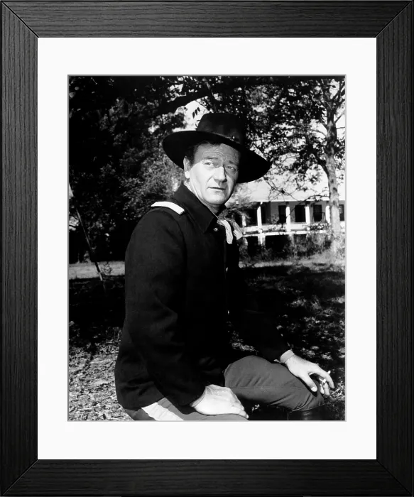 Framed Print : THE HORSE SOLDIERS, John Wayne, 1959