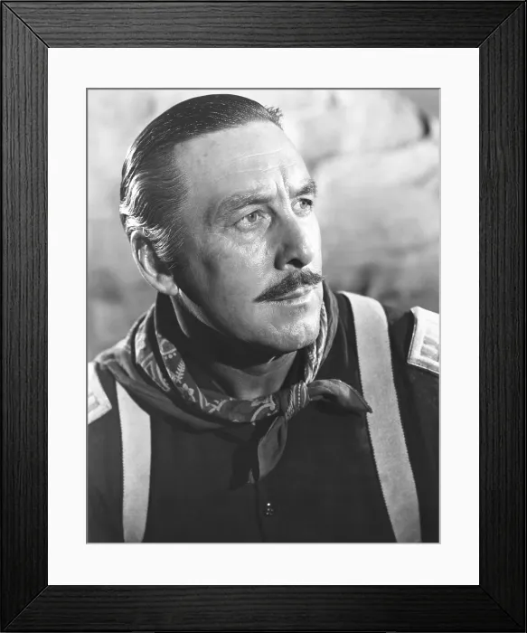 Framed Print : FORT APACHE, George O'Brien, 1947 Framed Print : FORT APACHE, George O'Brien, 1947