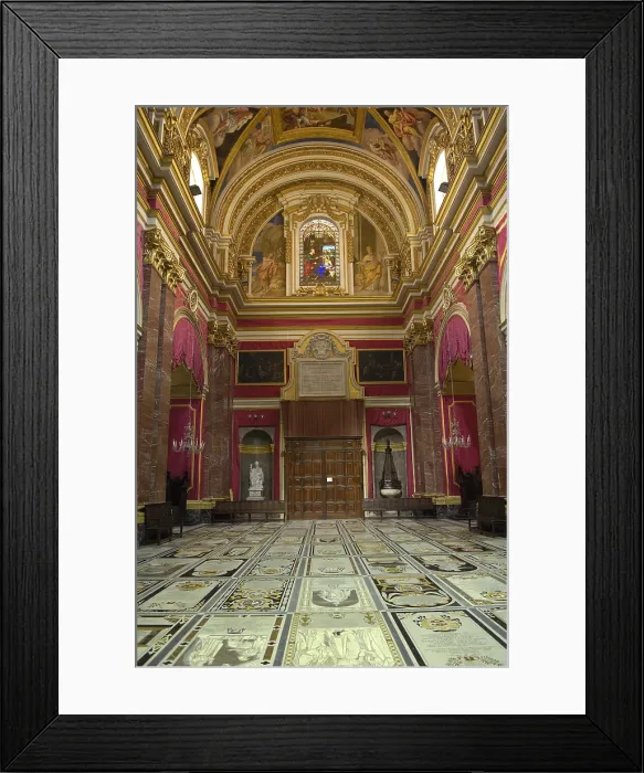 Framed Print : MALTA. Mdina. Cathedral of Saint Paul (1697-1702), work by Lorenzo Gafa. Baroque art. AISA / Everett Collection**US SALES ONLY**
