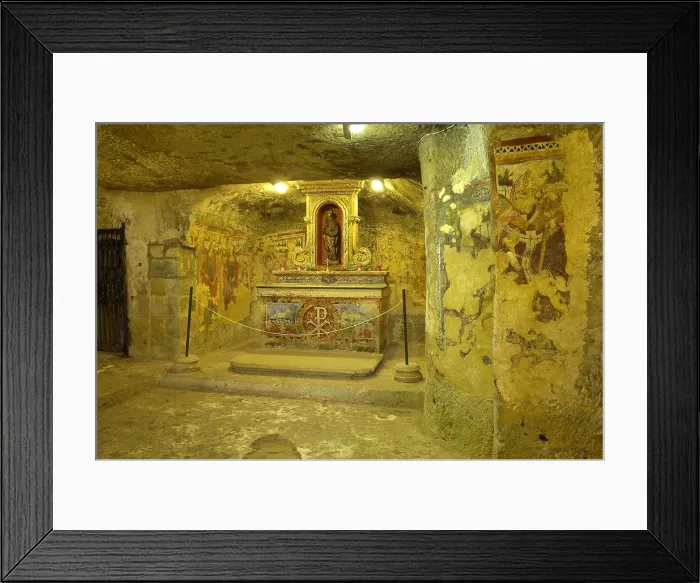 Framed Print : MALTA. Rabat. Saint Agatha's Catacombs. AISA / Everett Collection**US SALES ONLY** Framed Print : MALTA. Rabat. Saint Agatha's Catacombs. AISA / Everett Collection**US SALES ONLY**