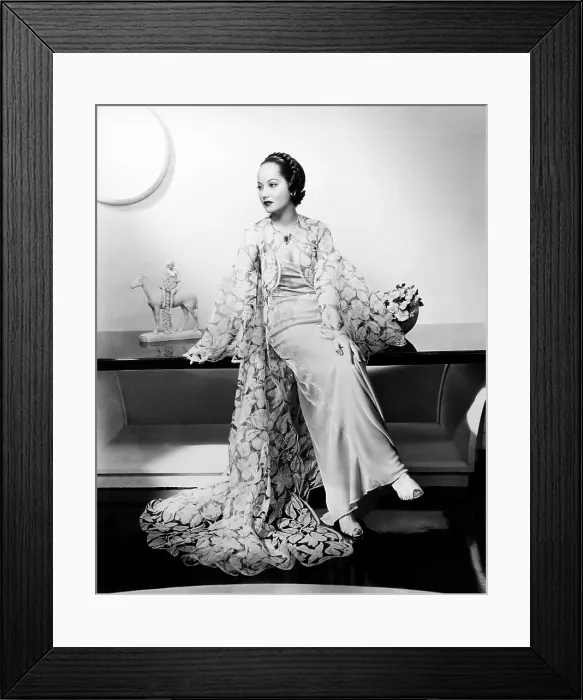 Framed Print : FOLIES BERGERE DE PARIS, (aka FOLIES BERGERE), Merle Oberon, 1935. TM and copyright 20th Century Fox-Film Corp. All rights reserved / courtesy Everett Collection