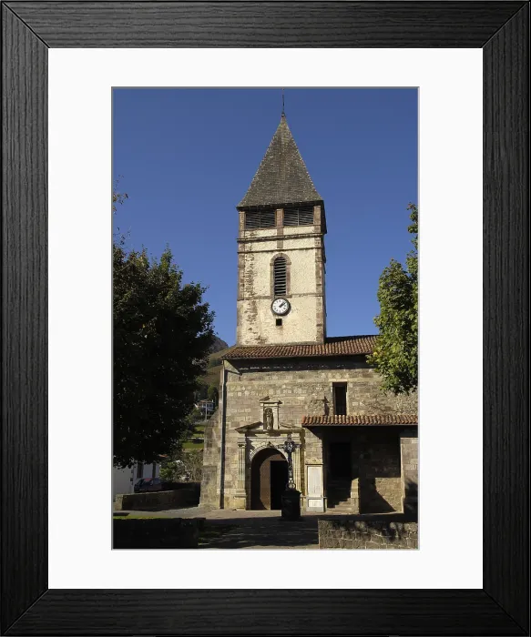Framed Print : FRANCE. Saint-Etienne-de-Bagorry. Church. AISA / Everett Collection**US SALES ONLY**