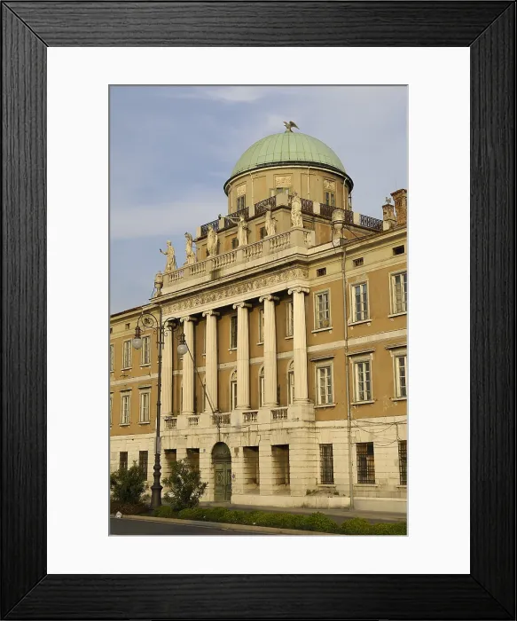Framed Print : ITALY. Trieste. Palazzo Carciotti (1802). Architect: Matteo Pertsch. Neoclassicism. Architecture. AISA / Everett Collection**US SALES ONLY**