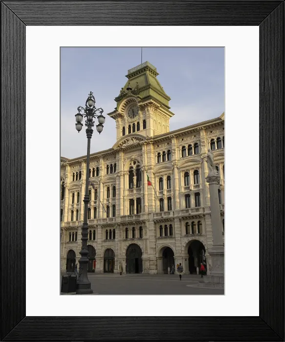 Framed Print : ITALY. Trieste. Palazzo Comunale (city hall), 1875. Architect: Giuseppe Bruni. Architecture. AISA / Everett Collection**US SALES ONLY**