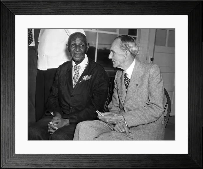 Framed Print : George Washington Carver signs up to do reseach at Ford Laboratories with Henry Ford, 1942. Courtesy: CSU Archives / Everett Collection Framed Print : George Washington Carver signs up to do reseach at Ford Laboratories with Henry Ford, 1942. Courtesy: CSU Archives / Everett Collection