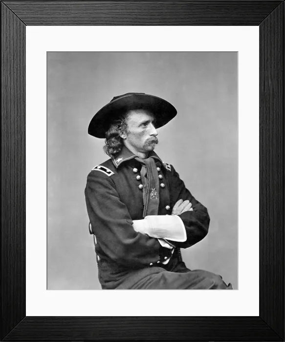 Framed Print : George Armstrong Custer, U.S. Army major general, ca. 1863 - CPL Archives / Everett Collection