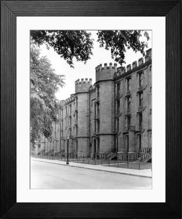 Framed Print : The central barracks of the United States Military Academy at West Point, 1941.. Courtesy: CSU Archives  /  Everett Collection