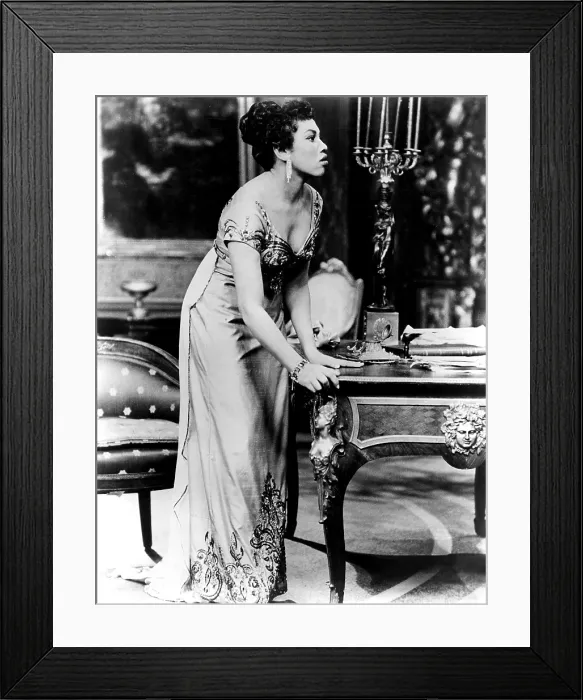Framed Print : Soprano Leontyne Price at a rehearsal of AIDA, 1962. Courtesy: CSU Archives / Everett Collection