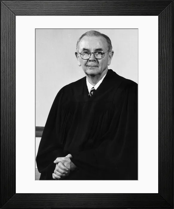 Framed Print : Associate Justice William J. Brennan Jr. of the Supreme Court, 1976. Courtesy: CSU Archives / Everett Collection